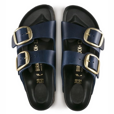 Sandale Birkenstock Arizona Big Buckle Blue Narrow Damen Fashionschuh